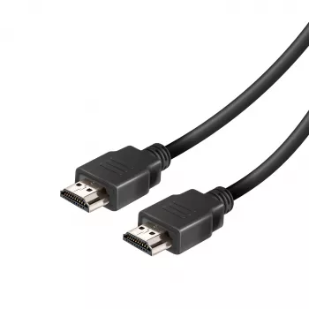 Vivanco VVVHDMI25MMK High Speed HDMI laidas su Ethernet 2,5 m 4K 60Hz 18Gbps ARC HEC 3D HDCP 2.2 HDR auksu padengtas juodas