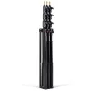 Manfrotto 1004BAC-3 oro pagalvėlės 4 sekcijų šviestuvų stovas, 3 vnt. komplektas, juodos spalvos