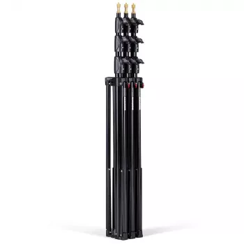 Manfrotto 1004BAC-3 oro pagalvėlės 4 sekcijų šviestuvų stovas, 3 vnt. komplektas, juodos spalvos