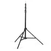 Manfrotto 1004BAC-3 oro pagalvėlės 4 sekcijų šviestuvų stovas, 3 vnt. komplektas, juodos spalvos