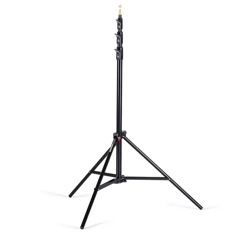Manfrotto 1004BAC-3 oro pagalvėlės 4 sekcijų šviestuvų stovas, 3 vnt. komplektas, juodos spalvos
