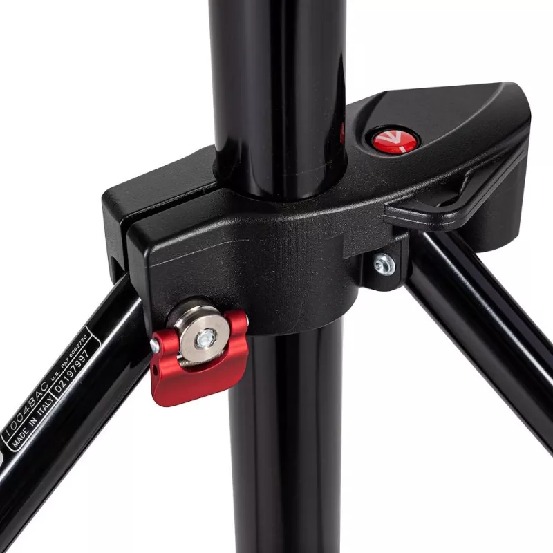 Manfrotto 1004BAC-3 oro pagalvėlės 4 sekcijų šviestuvų stovas, 3 vnt. komplektas, juodos spalvos