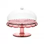 Guzzini Vanity pyragų stovas su gaubtu, alyvinis, 30 cm