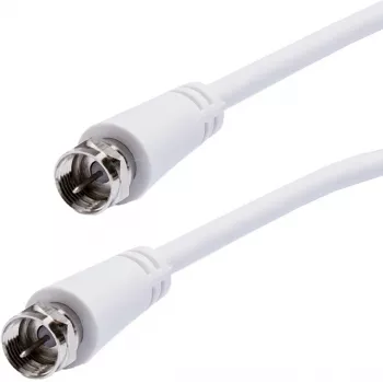 Vivanco SAT F laidas 5 m, baltas (VVSAT50MMW)