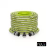 NO NAME Kiuma Lime 1/2 colio 20 m sodo žarna - 5 sluoksnių PVC, NTS Anti-Torsion, 20 bar sprogimo slėgis, atspari UV ir dumbliams, be ftalatų
