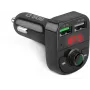 SBS TECARFM2USB Bluetooth FM siųstuvas su laisvų rankų įranga ir dvigubu USB įkrovimu