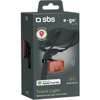 Dviračio atšvaitas su integruotu sekikliu SBS Find My (TEFINDBIKE)