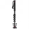 Manfrotto XPRO Monopod+ MVMXPROC5 anglies pluošto 5 sekcijų video monopodo su FLUIDTECH pagrindu