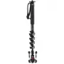 Manfrotto XPRO Monopod+ MVMXPROC5 anglies pluošto 5 sekcijų video monopodo su FLUIDTECH pagrindu