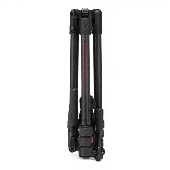Manfrotto MKBFRTC4GTFB-3W Befree GT anglies pluošto kelioninis trikojis su 3 krypčių skysčio galvute, sukimo užraktais, 10kg apkrova, 164cm maksimalus aukštis, juodos spalvos
