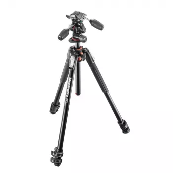Manfrotto MK190XPRO3-3W aliumininis trikojis su 3 krypčių pan/tilt galvute