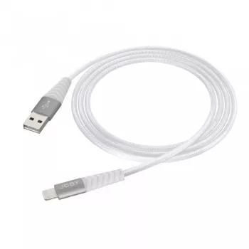JOBY įkrovimo ir sinchronizavimo Lightning kabelis, 1,2 m, baltas (JB01812-BWW)
