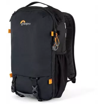 Lowepro Trekker LT BP 150 AW foto kuprinė, juoda, 20L, perdirbto audinio, galinė prieiga, AW dangalas, skyriai nešiojamam kompiuteriui ir planšetei, trikojo tvirtinimas