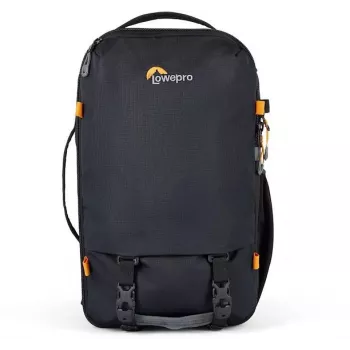 Lowepro Trekker LT BP 150 AW foto kuprinė, juoda, 20L, perdirbto audinio, galinė prieiga, AW dangalas, skyriai nešiojamam kompiuteriui ir planšetei, trikojo tvirtinimas