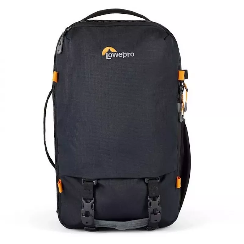Lowepro Trekker LT BP 150 AW foto kuprinė, juoda, 20L, perdirbto audinio, galinė prieiga, AW dangalas, skyriai nešiojamam kompiuteriui ir planšetei, trikojo tvirtinimas