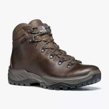 Scarpa Terra GTX vyriški žygio batai, GORE-TEX Extended Comfort, vientisos odos viršus, Vibram padas, rudi, EU 44