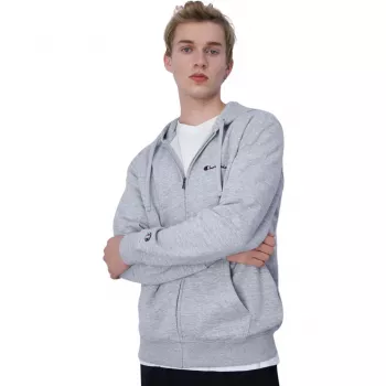 Vyriškas Champion Full Zip gobtuvas pilkas melanžas 220260 EM021 M
