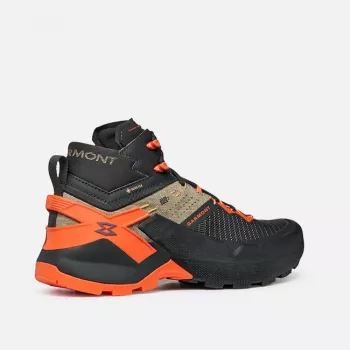 Garmont 9.81 Onyx Mid GTX vyriški approach batai – Raven Black/Pale Beige, 44,5 dydis