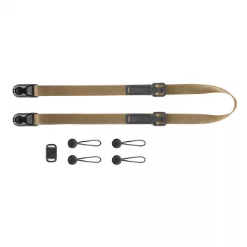 Peak Design L-CY-3 kojotų spalvos fotoaparato diržas su Anchor Link sistema