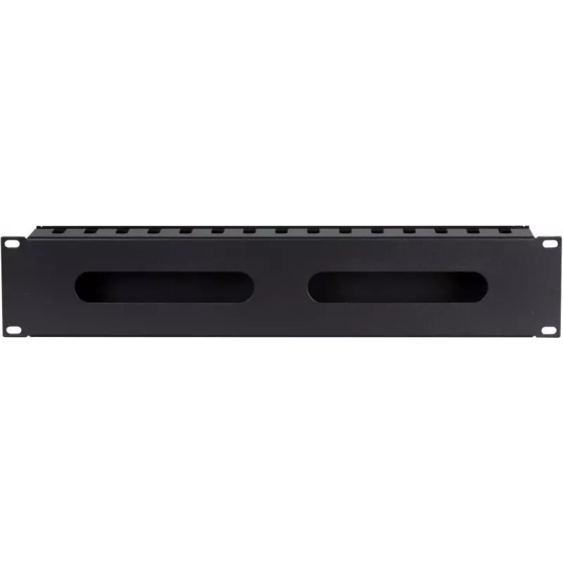 DS-IT 19 inch paslėptas kabelių tvarkymo skydelis - 2U (DS-1902-2U)
