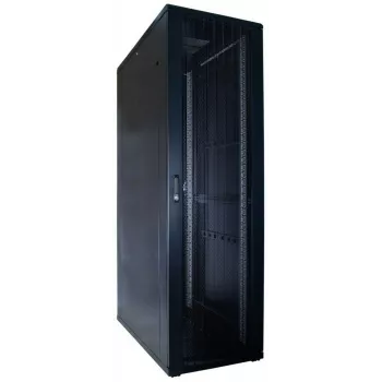 DSIT 42U 19 colių serverių spinta su perforuotomis durimis, 600x1200x2000 mm, juoda