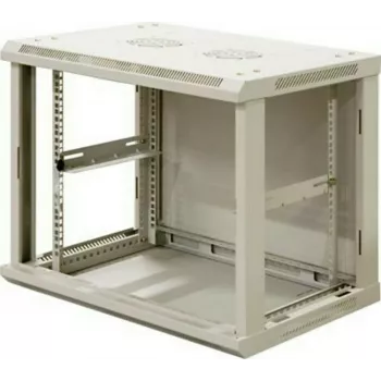 DSIT DS6406W 6U sieninis serverio spintelis su stiklo durimis, baltas, 600 x 450 x 367 mm