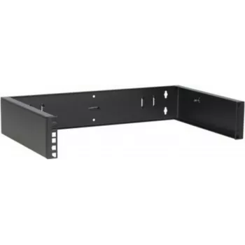 DSIT 2U 19 inch sieninis stelažo rėmas, fiksuotas, 300 mm gylio, juodas (DS-WMB2-M)