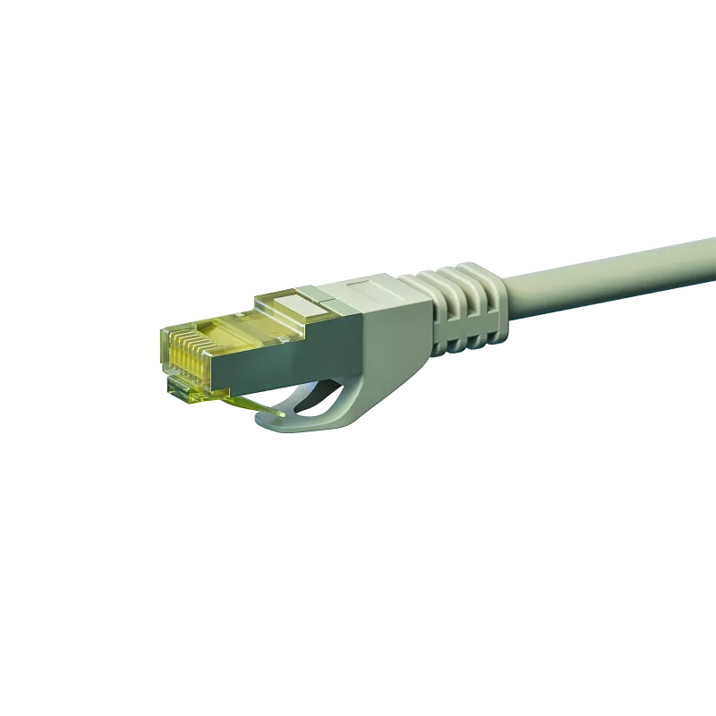 DSIT Cat.7 S/FTP PiMF RJ45 tinklo laidų sujungimo kabelis, 3 m, pilkas