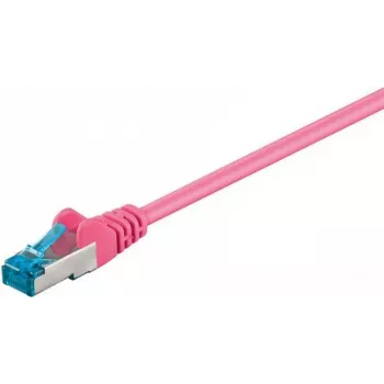 DSIT CAT 6a S/FTP LSOH tinklo kabelis, 0,5 m, rožinis