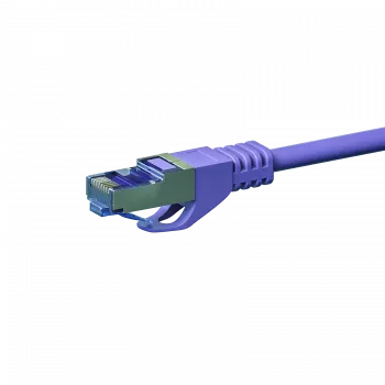 DSIT CAT 6a tinklo laidas LSOH - S/FTP - 1,50 m - violetinis (DC-6A8-015)