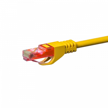 DSIT CAT6 U/UTP tinklo laidas, 2 m, geltonas, 100% varis, RJ45, 250 MHz, Gigabit Ethernet (DC-67-020)