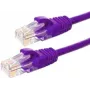 DSIT CAT6 U/UTP tinklo jungiamasis laidas, 3m, violetinis, 100% varis (DC-68-030)
