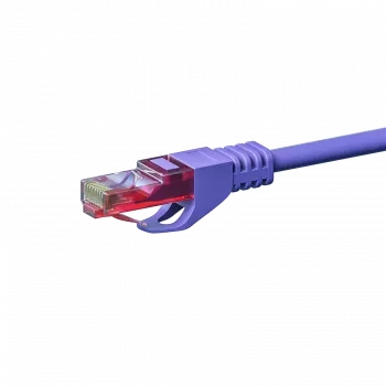 DSIT CAT6 U/UTP tinklo jungiamasis laidas, 3m, violetinis, 100% varis (DC-68-030)