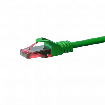 DSIT CAT6 U/UTP Ethernet Patch Cable, 20m, žalia, 100% vario, RJ45, Snagless, Gigabit