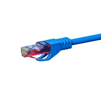 DSIT CAT6 U/UTP tinklo įrengimo kabelis, 50m, mėlynas, 100% varis, vientisas, 23 AWG, 250MHz, Eca