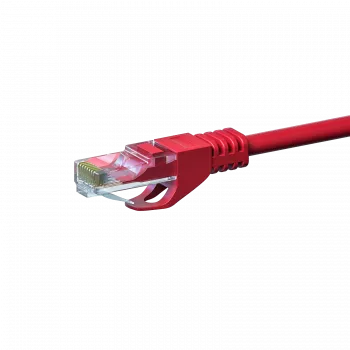 DSIT CAT 6 U/UTP jungiamasis laidas, 1 m, raudonas, CCA, RJ45, Gigabit Ethernet