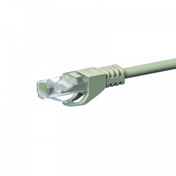 DSIT CAT5e tinklo kabelis U/UTP 0,5 m pilkas 100% varis RJ45