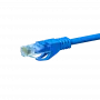DSIT CAT5e U/UTP tinklo instaliacinis kabelis, 50 m, mėlynas, 100% varis, vientisas, 24 AWG, PVC apvalkalas, ritėje