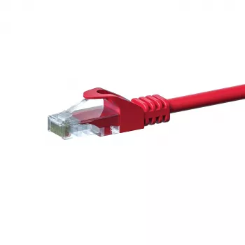 DSIT CAT5e U/UTP Ethernet Patch laidas, 1,5 m, raudonas, CCA, RJ45, Gigabit
