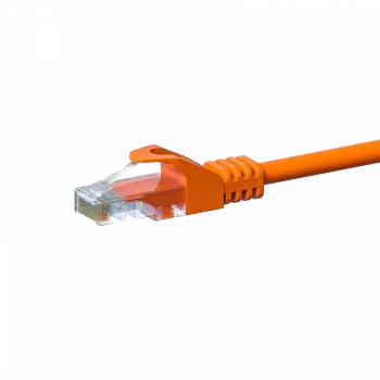 DSIT CAT 5e U/UTP tinklo jungiamasis kabelis, 2m, oranžinis, CCA, RJ45, Gigabit Ethernet