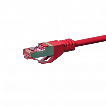 DSIT CAT 6 tinklo kabelis LSOH - S/FTP - 2 metrai - raudonas (DC-S65-020)