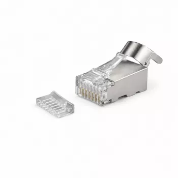 DSIT SFTP RJ45 CAT6a tinklo jungtis kietosios gyslos laidams - 10 vnt.