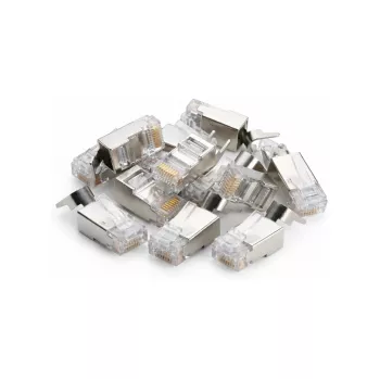 DSIT SFTP RJ45 CAT6a tinklo jungtis kietosios gyslos laidams - 10 vnt.