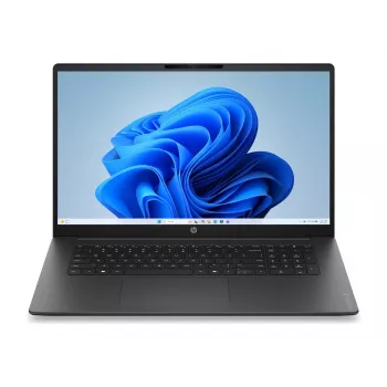 HP OmniBook 3 17,3 colio HD+ nešiojamasis kompiuteris - AMD Ryzen 3 7320U, 8GB LPDDR5, 256GB PCIe NVMe SSD, AMD Radeon 610M grafika, Windows 11 Home, juoda