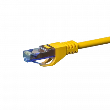 DSIT UTP Cat6a montavimo kabelis, 100% varis, geltonas, 0,25 m, DC-U6A7-002