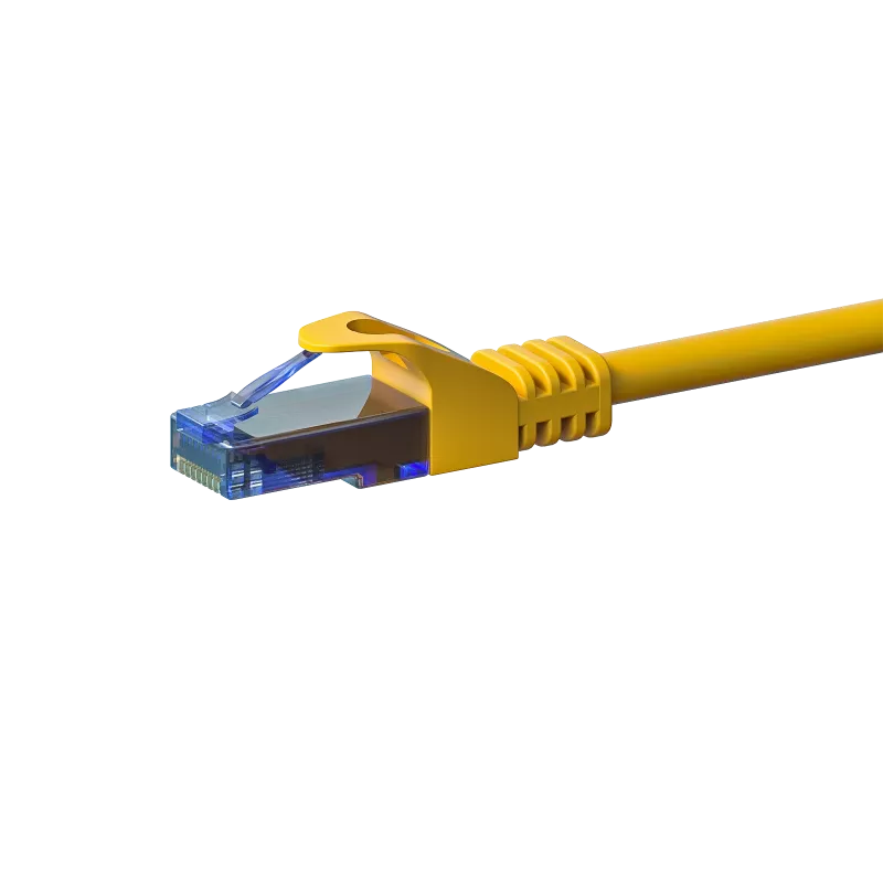 DSIT UTP Cat6a montavimo kabelis, 100% varis, geltonas, 0,25 m, DC-U6A7-002