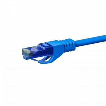 DSIT CAT6a U/UTP 100% vario Ethernet trumpiklis, 0,5 m, mėlynas