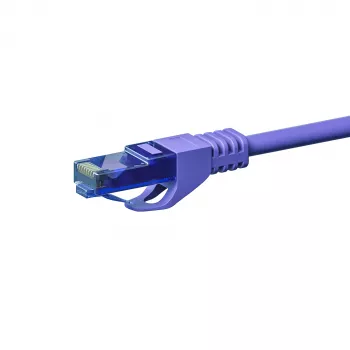 DSIT CAT6a tinklo kabelis 100% varis U/UTP 0,50 m violetinis (DC-U6A8-005)