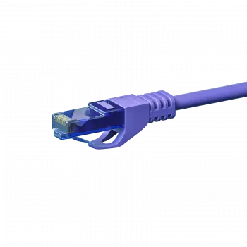 DSIT CAT6a tinklo kabelis 100% varis - U/UTP - 2 metrai - violetinis (DC-U6A8-020)