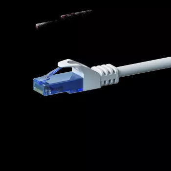 DSIT CAT6a tinklo laidas 100% varis - U/UTP - 5 metrai - baltas